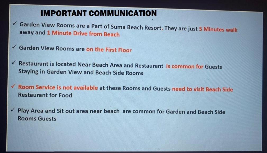 Suma Beach Resort Dāpoli Exteriör bild